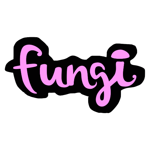 fungi - logotipo negro